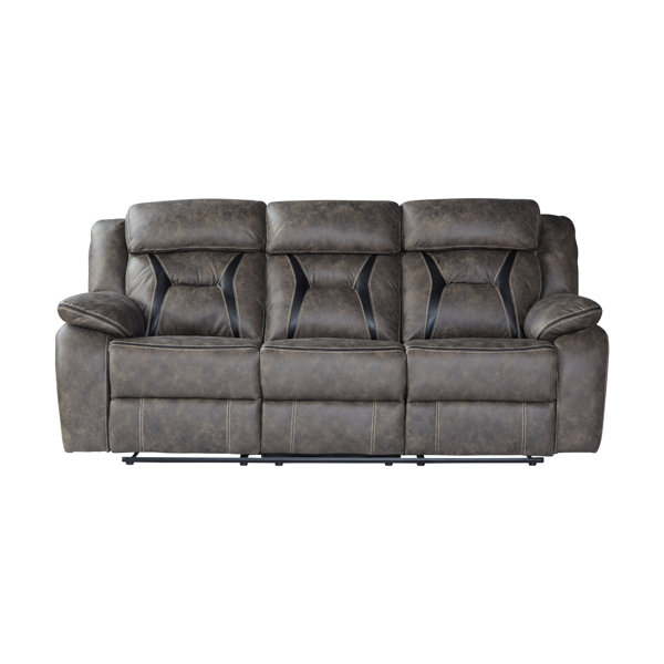 Red Barrel Studio® 86" Pillow top Arm Reclining Sofa Wayfair